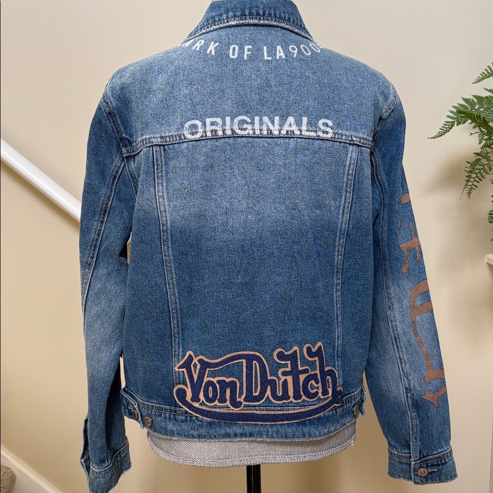 Von Dutch Blue Jean Jacket. Size M. - Picture 11 of 16